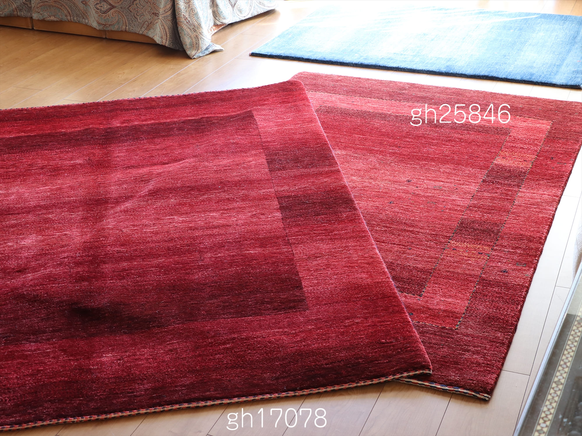 新品(追記アリ)】ギャッベ 絨毯 ウール100%